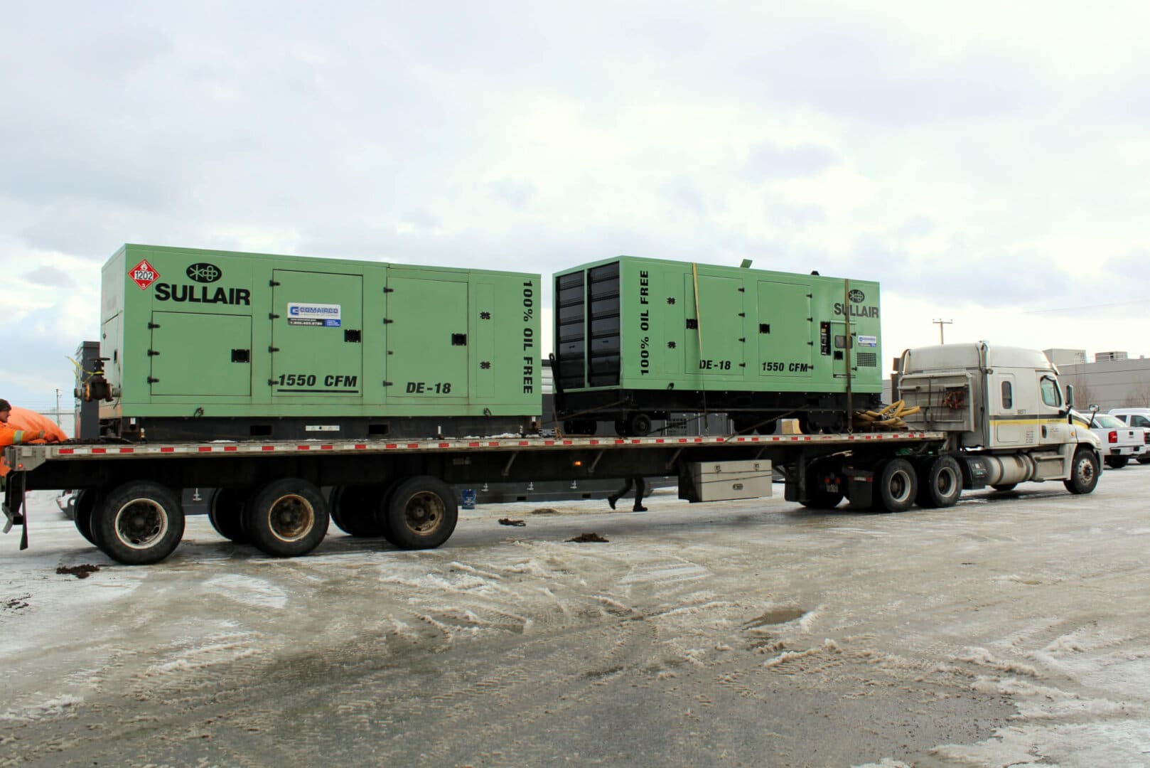 DE-18 Sullair Oil-Free Compressor, compressor rentals