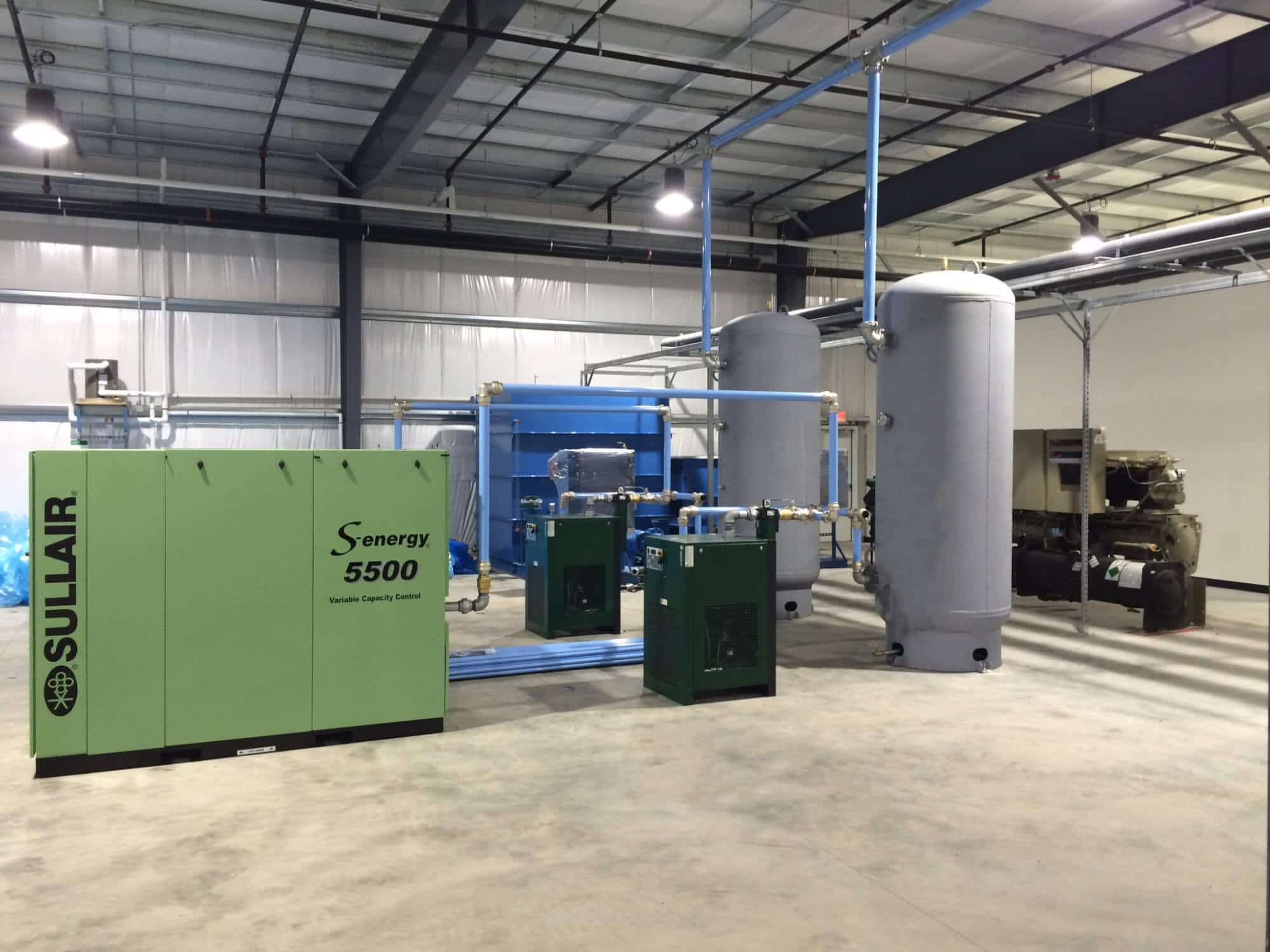 Compressed air network conception