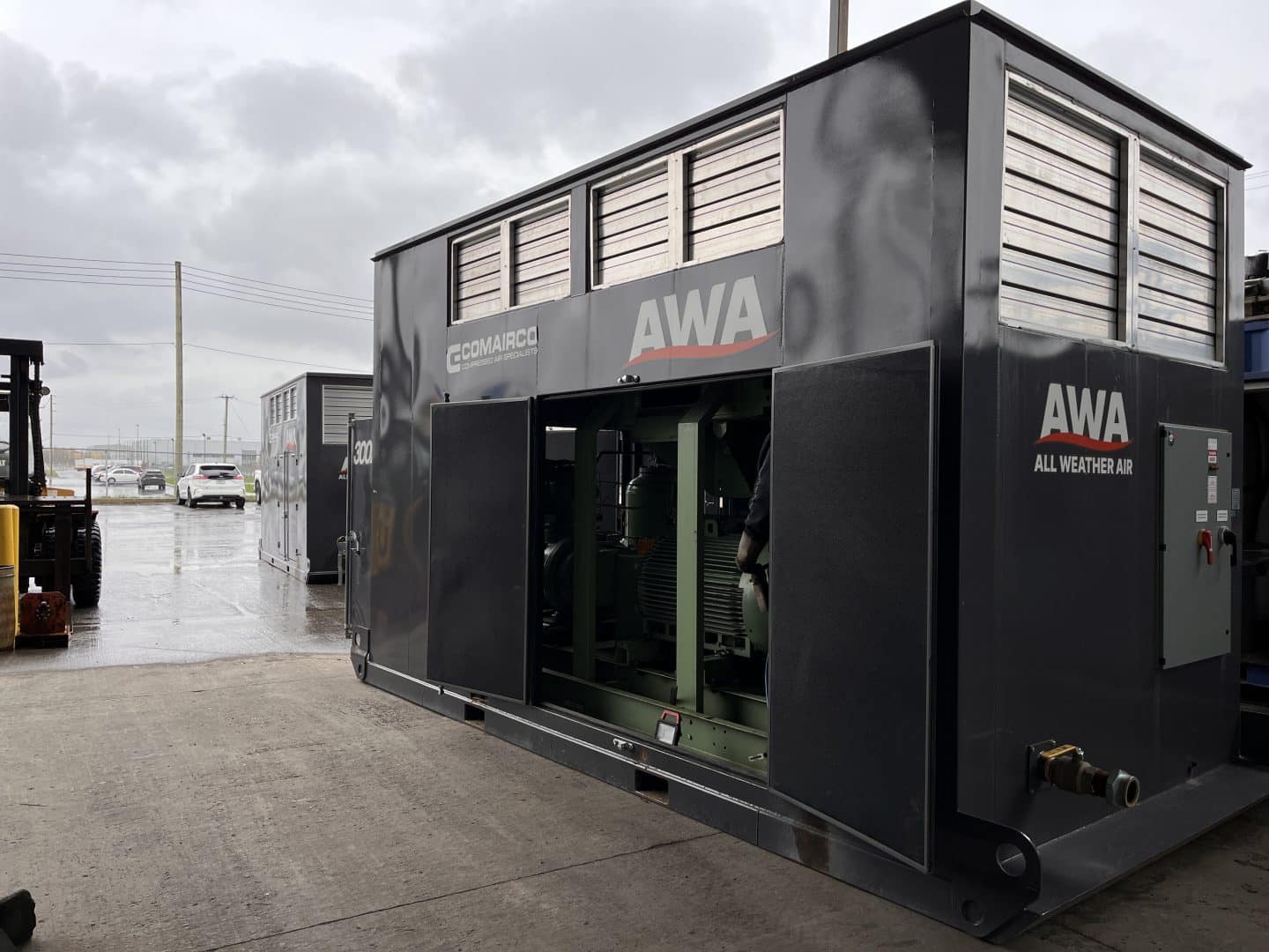 Used All Weather Air (AWA) 300 HP Outdoor Compressed Air Station
