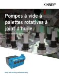 Pompes à vide à palettes rotatives à joint d'huile KVO